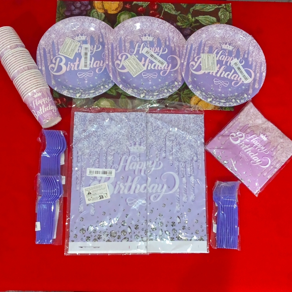 ⚫️112 pc Birthday party pk